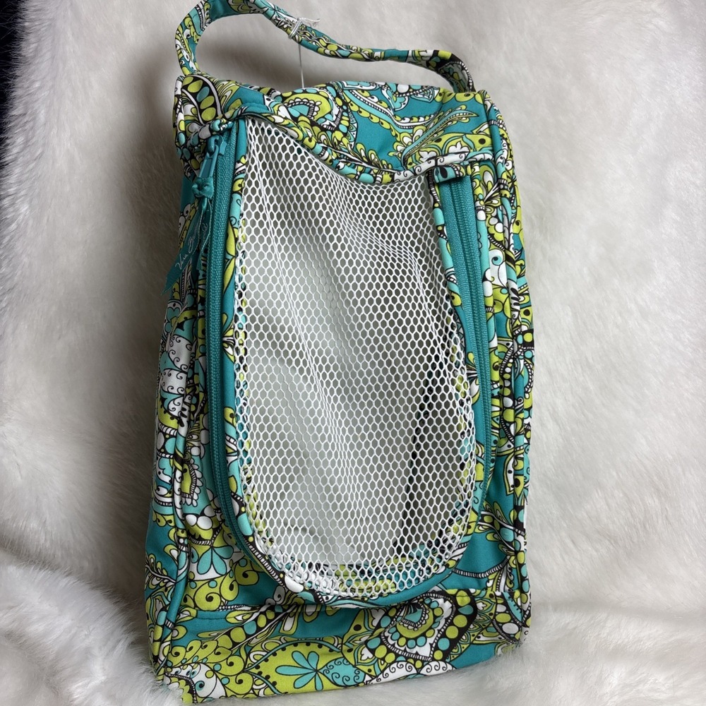 VERA BRADLEY SHOE BAG  PEACOCK PATTERN RETIRED RARE  NWOT
